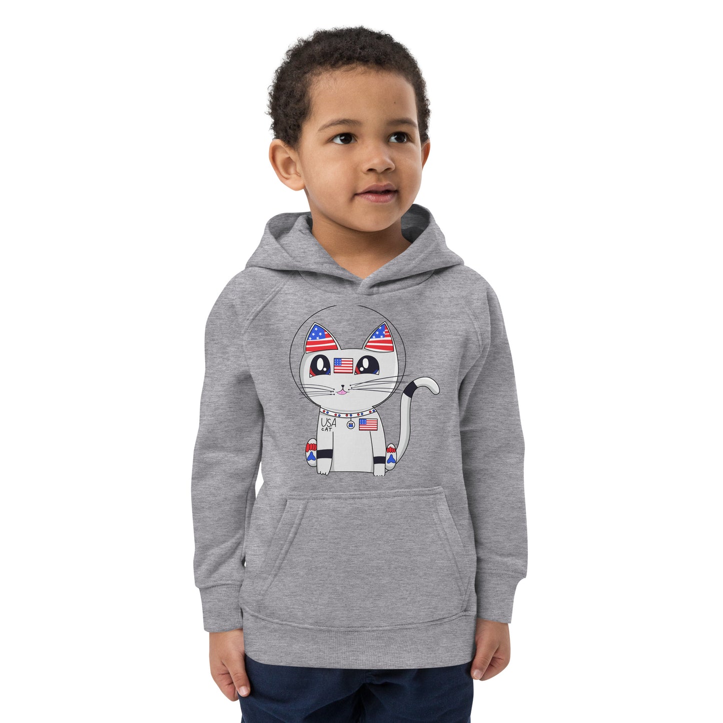 Cosmic Cat - Ami's Cats Kids eco hoodie