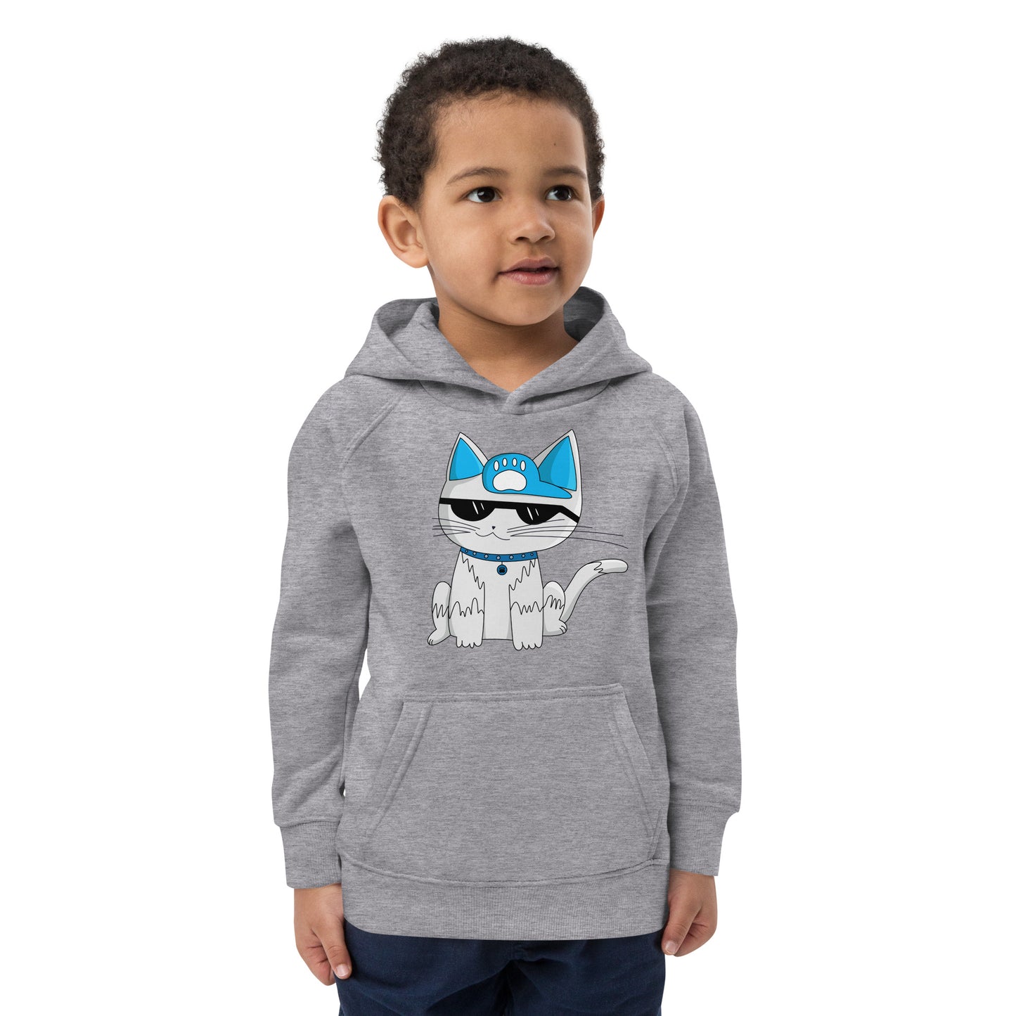 Cool Cat - Ami's Cats Kids eco hoodie