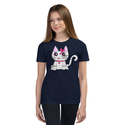 Cute Cat - młodzieżowa koszulka z krótkim rękawem Ami's Cats
